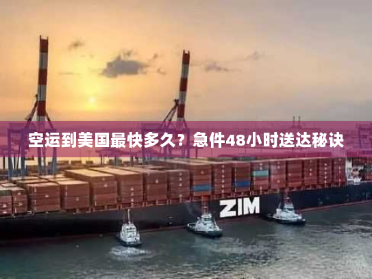 空运到美国最快多久?急件48小时送达秘诀 空运到美国最快多久?急件48小时送达秘诀