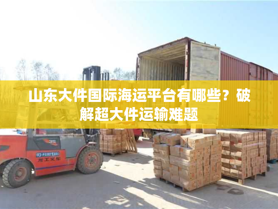 山东大件国际海运平台有哪些？破解超大件运输难题