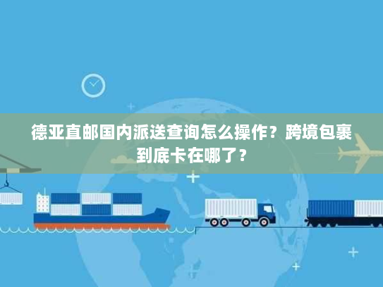 德亚直邮国内派送查询怎么操作?跨境包裹到底卡在哪了? 德亚直邮国内派送查询怎么操作?跨境包裹到底卡在哪了?