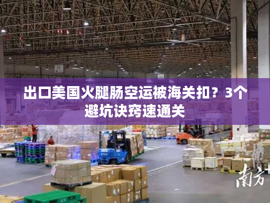 出口美国火腿肠空运被海关扣？3个避坑诀窍速通关