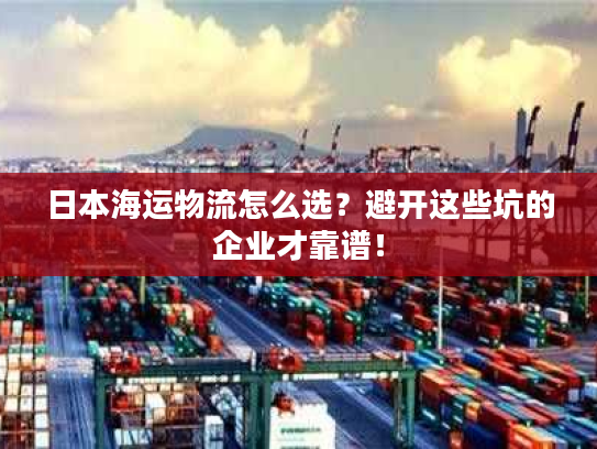 日本海运物流怎么选？避开这些坑的企业才靠谱！