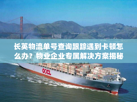 长英物流单号查询跟踪遇到卡顿怎么办?物业企业专属解决方案揭秘 长英物流单号查询跟踪遇到卡顿怎么办?物业企业专属解决方案揭秘