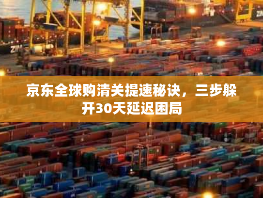 京东全球购清关提速秘诀，三步躲开30天延迟困局