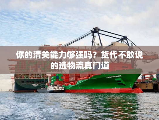 你的清关能力够强吗?货代不敢说的选物流真门道 你的清关能力够强吗?货代不敢说的选物流真门道