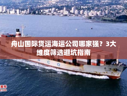 舟山国际货运海运公司哪家强？3大维度筛选避坑指南