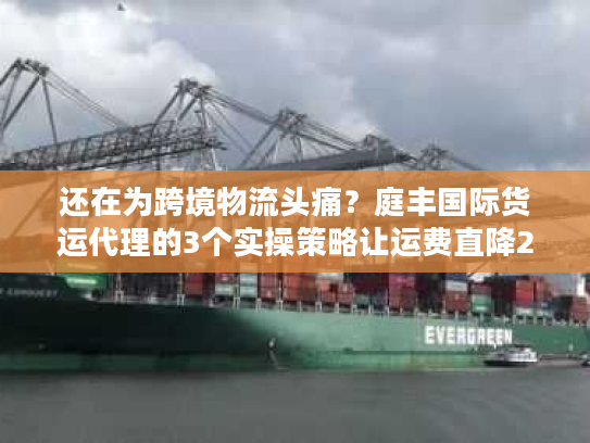还在为跨境物流头痛？庭丰国际货运代理的3个实操策略让运费直降25%