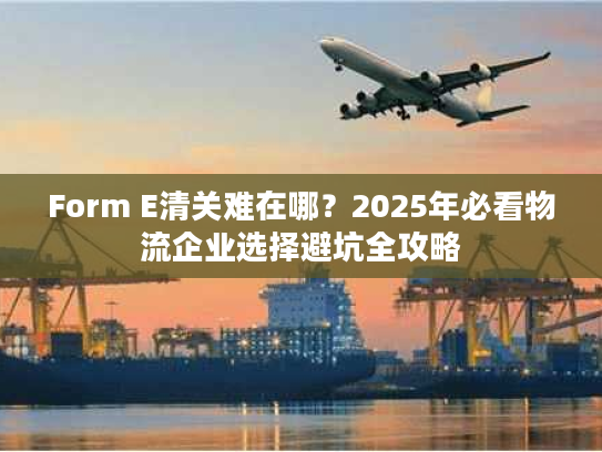 Form E清关难在哪？2025年必看物流企业选择避坑全攻略