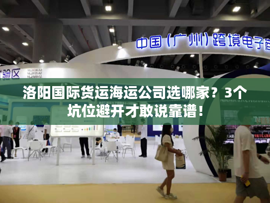 洛阳国际货运海运公司选哪家？3个坑位避开才敢说靠谱！