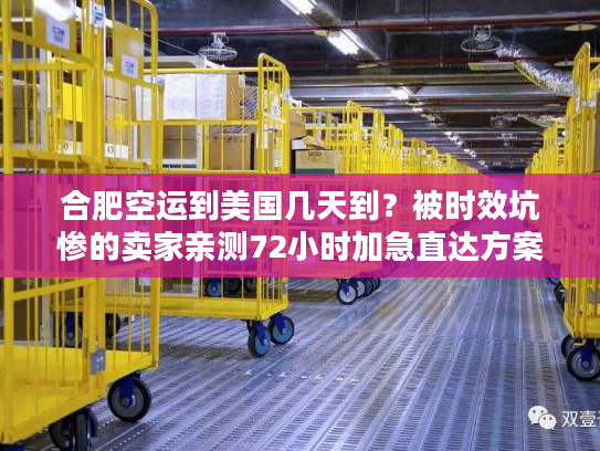 合肥空运到美国几天到？被时效坑惨的卖家亲测72小时加急直达方案