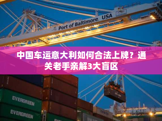 中国车运意大利如何合法上牌？通关老手亲解3大盲区