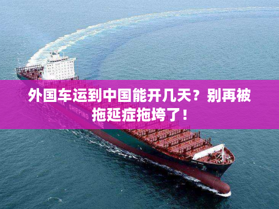 外国车运到中国能开几天?别再被拖延症拖垮了! 外国车运到中国能开几天?别再被拖延症拖垮了!