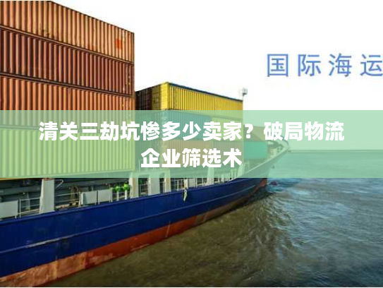 清关三劫坑惨多少卖家？破局物流企业筛选术