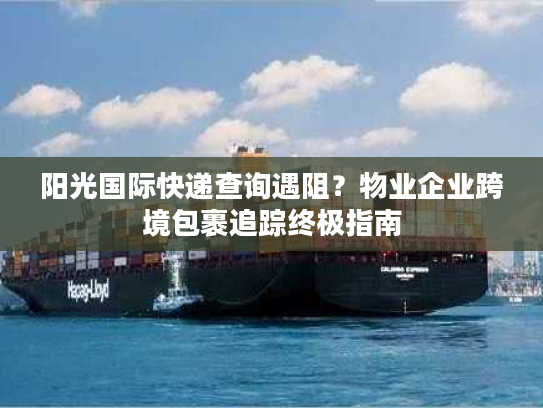 阳光国际快递查询遇阻?物业企业跨境包裹追踪终极指南 阳光国际快递查询遇阻?物业企业跨境包裹追踪终极指南