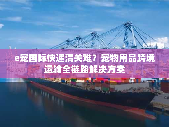 e宠国际快递清关难？宠物用品跨境运输全链路解决方案