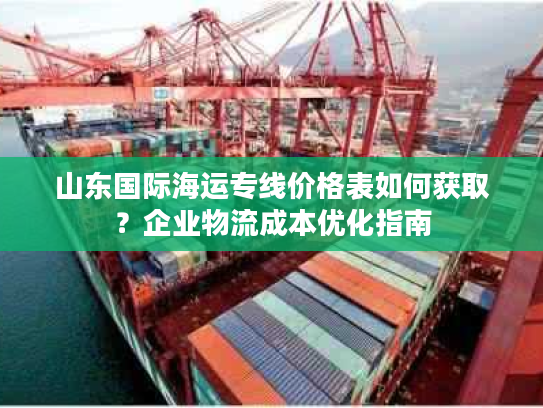 山东国际海运专线价格表如何获取？企业物流成本优化指南