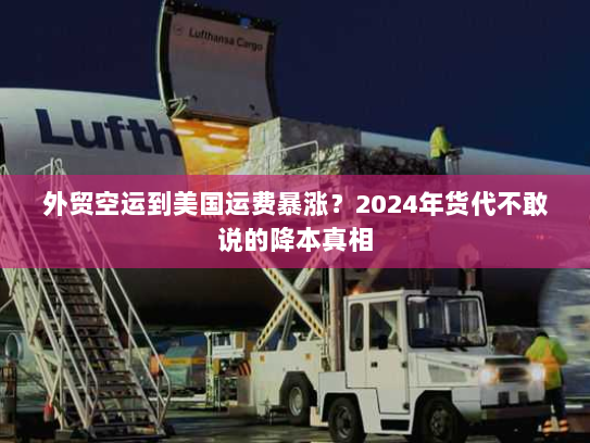 外贸空运到美国运费暴涨？2024年货代不敢说的降本真相