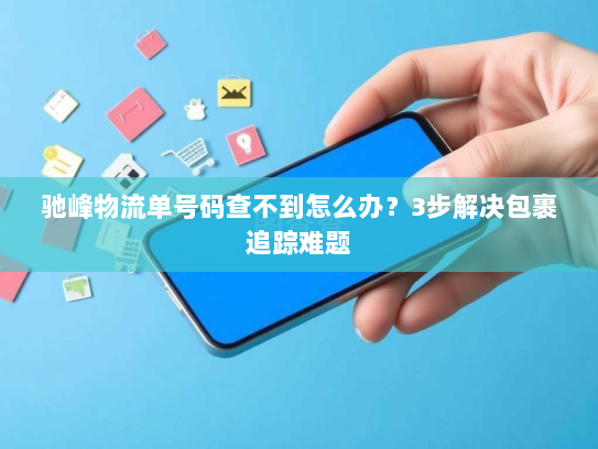 驰峰物流单号码查不到怎么办?3步解决包裹追踪难题 驰峰物流单号码查不到怎么办?3步解决包裹追踪难题