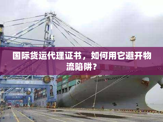 国际货运代理证书，如何用它避开物流陷阱？