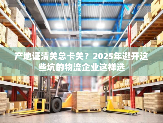 产地证清关总卡关？2025年避开这些坑的物流企业这样选