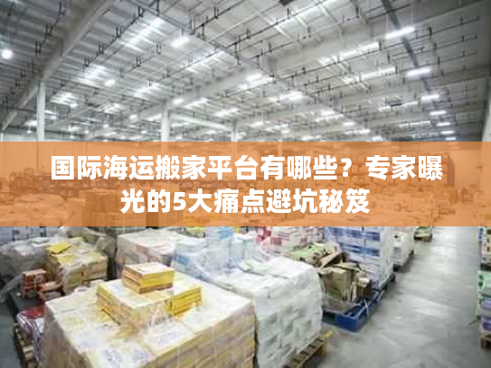 国际海运搬家平台有哪些？专家曝光的5大痛点避坑秘笈