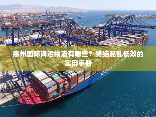 惠州国际海运物流有哪些？终结混乱低效的实用手册