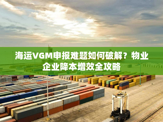 海运VGM申报难题如何破解？物业企业降本增效全攻略
