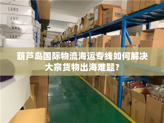葫芦岛国际物流海运专线如何解决大宗货物出海难题？