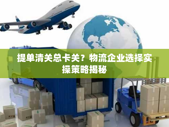 提单清关总卡关?物流企业选择实操策略揭秘 提单清关总卡关?物流企业选择实操策略揭秘