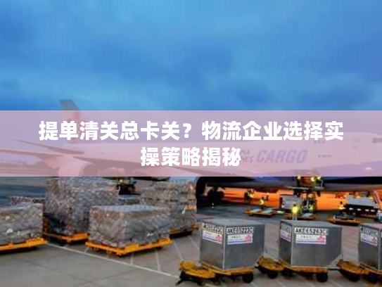 提单清关总卡关？物流企业选择实操策略揭秘