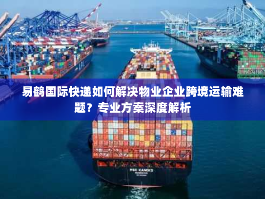 易鹤国际快递如何解决物业企业跨境运输难题？专业方案深度解析