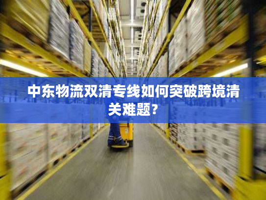 中东物流双清专线如何突破跨境清关难题？