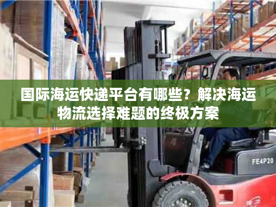 国际海运快递平台有哪些？解决海运物流选择难题的终极方案