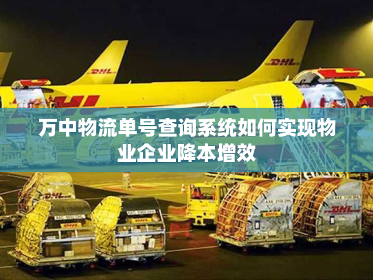 万中物流单号查询系统如何实现物业企业降本增效