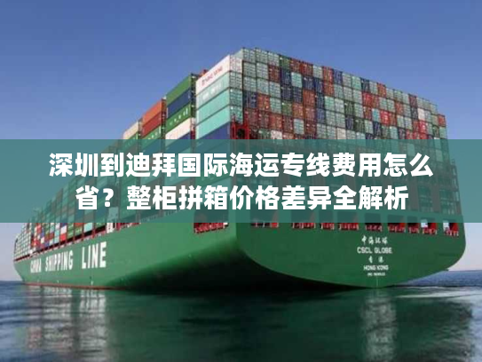 深圳到迪拜国际海运专线费用怎么省？整柜拼箱价格差异全解析