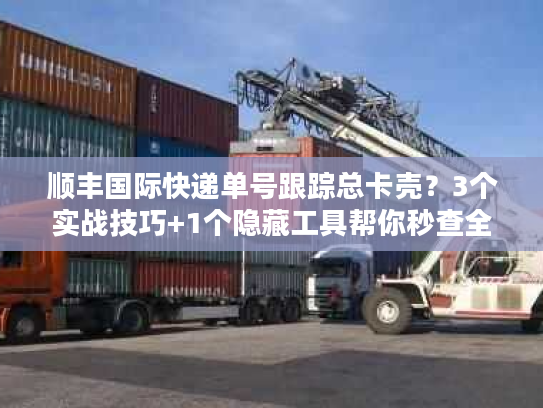 顺丰国际快递单号跟踪总卡壳？3个实战技巧+1个隐藏工具帮你秒查全程