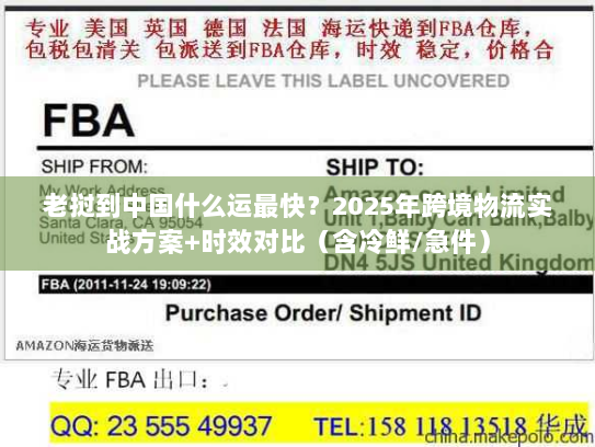 老挝到中国什么运最快？2025年跨境物流实战方案+时效对比（含冷鲜/急件）