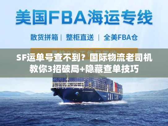 SF运单号查不到？国际物流老司机教你3招破局+隐藏查单技巧