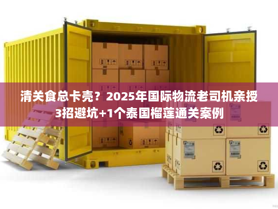 清关食总卡壳？2025年国际物流老司机亲授3招避坑+1个泰国榴莲通关案例