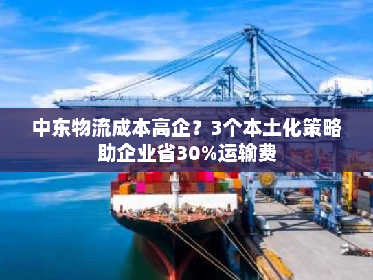 中东物流成本高企？3个本土化策略助企业省30%运输费