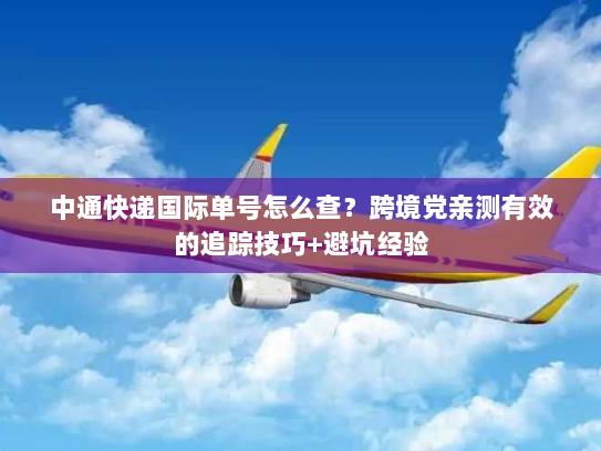 中通快递国际单号怎么查？跨境党亲测有效的追踪技巧+避坑经验