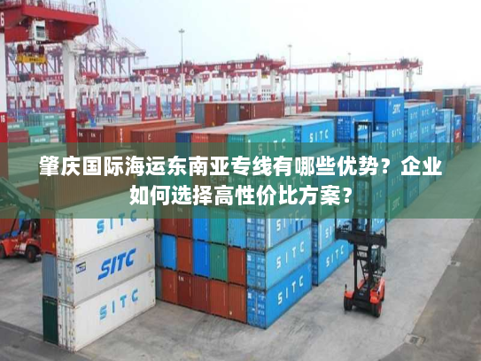 肇庆国际海运东南亚专线有哪些优势？企业如何选择高性价比方案？