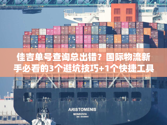 佳吉单号查询总出错？国际物流新手必看的3个避坑技巧+1个快捷工具