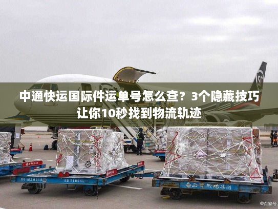 中通快运国际件运单号怎么查？3个隐藏技巧让你10秒找到物流轨迹