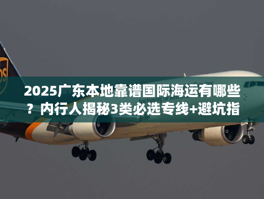 2025广东本地靠谱国际海运有哪些？内行人揭秘3类必选专线+避坑指南