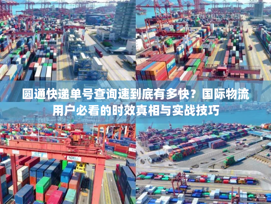 圆通快递单号查询速到底有多快？国际物流用户必看的时效真相与实战技巧