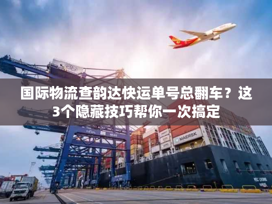 国际物流查韵达快运单号总翻车？这3个隐藏技巧帮你一次搞定