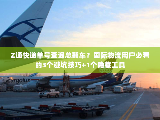Z通快递单号查询总翻车？国际物流用户必看的3个避坑技巧+1个隐藏工具