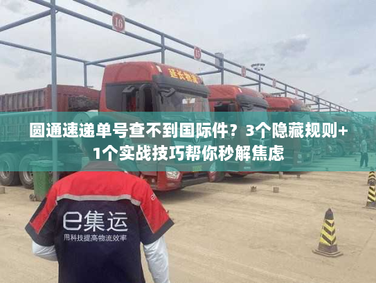 圆通速递单号查不到国际件?3个隐藏规则+1个实战技巧帮你秒解焦虑 圆通速递单号查不到国际件?3个隐藏规则+1个实战技巧帮你秒解焦虑