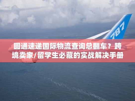 圆通速递国际物流查询总翻车？跨境卖家/留学生必藏的实战解决手册
