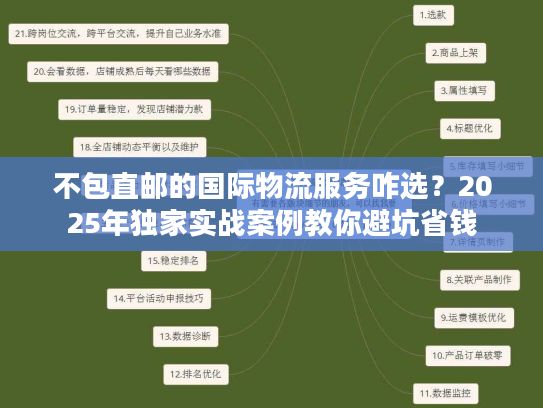 不包直邮的国际物流服务咋选?2025年独家实战案例教你避坑省钱 不包直邮的国际物流服务咋选?2025年独家实战案例教你避坑省钱